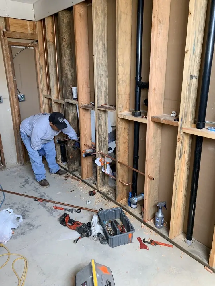 Commercial rough-in plumbing for Water Heater Replacement in Thornwood